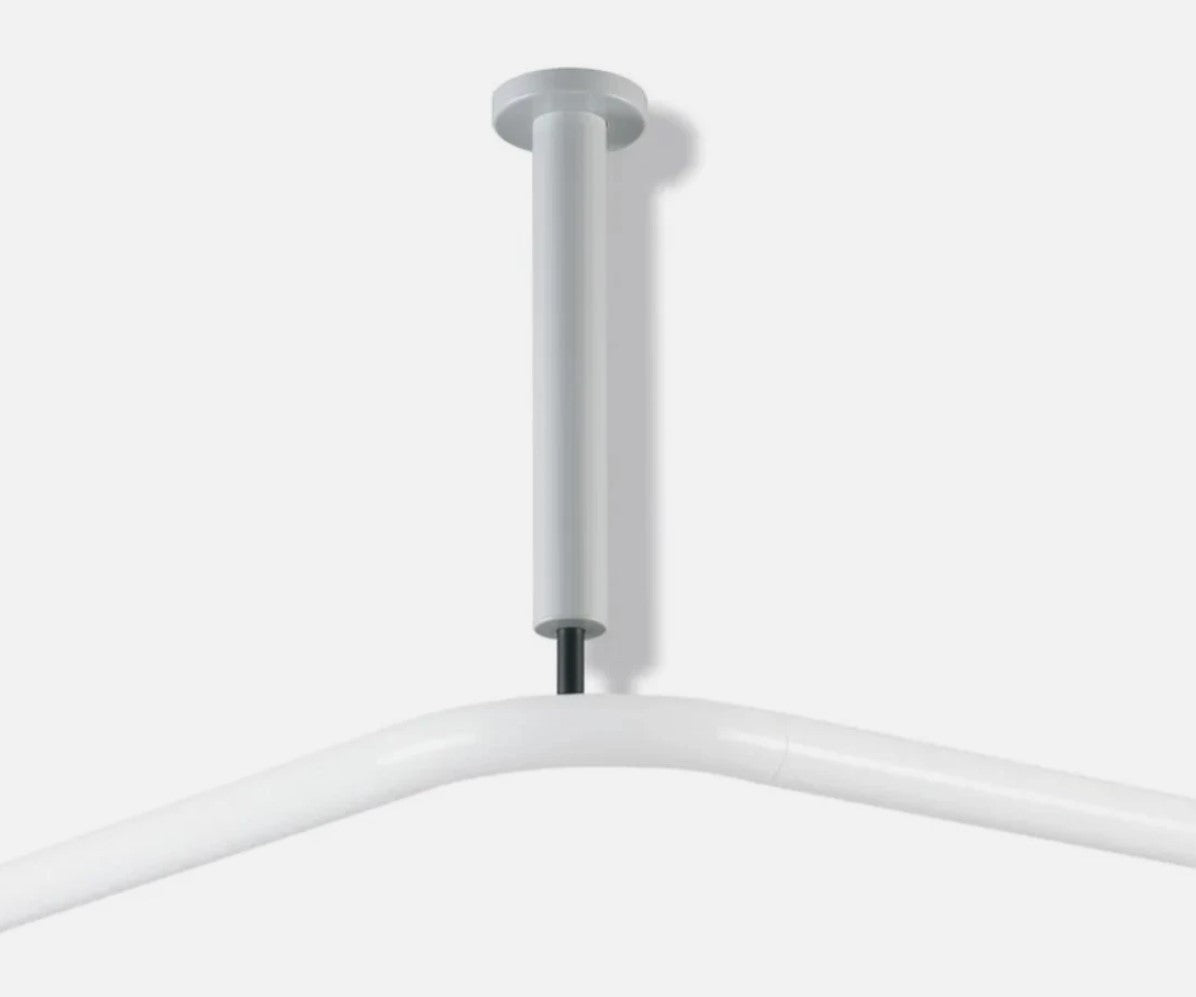 HEWI Deckenabhängung für Duschvorhangstange Serie 801 150 mm0