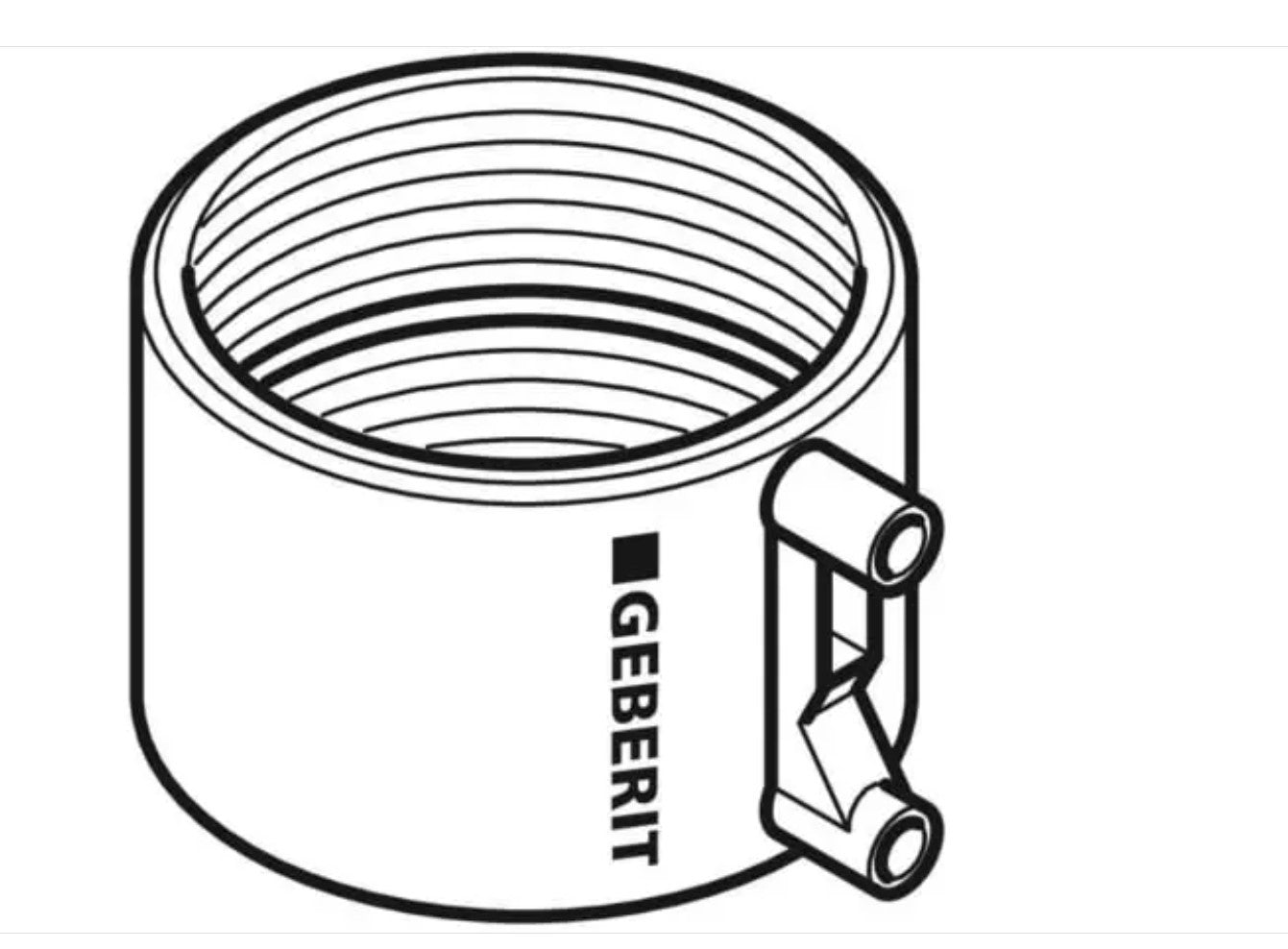 Geberit Elektroschweißmuffe, DN 56, 363.771.16.11