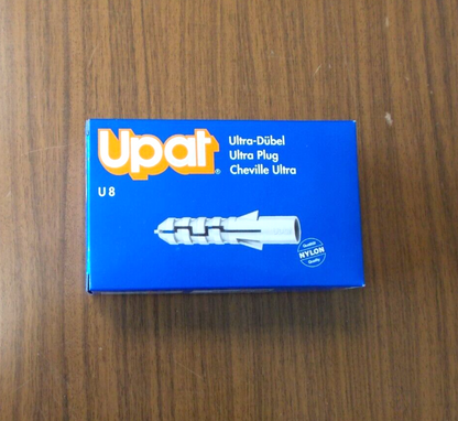 UPAT Ultra-Dübel 8x40 mm Nylon Packung mit 100 Stück0