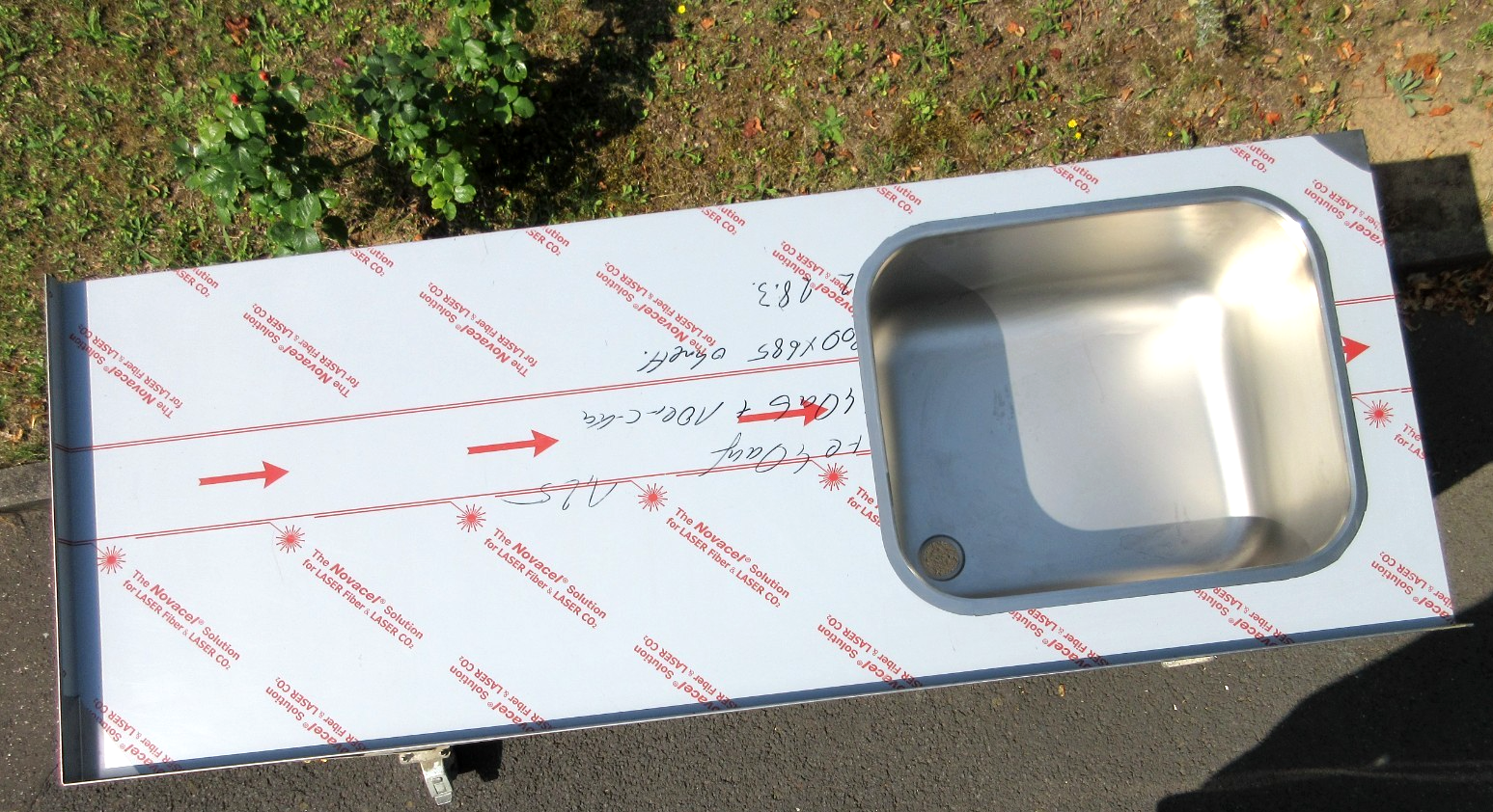 ALLPAX Edelstahl Spüle für Profi Küche 1800 X 690 mm aus VA 4016 Edelstahl Neu8