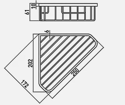 Emco Eckschwamm Korb System 2 chrom 3545001091