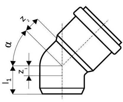 Ostendorf HT Bogen DN 50/15 neu