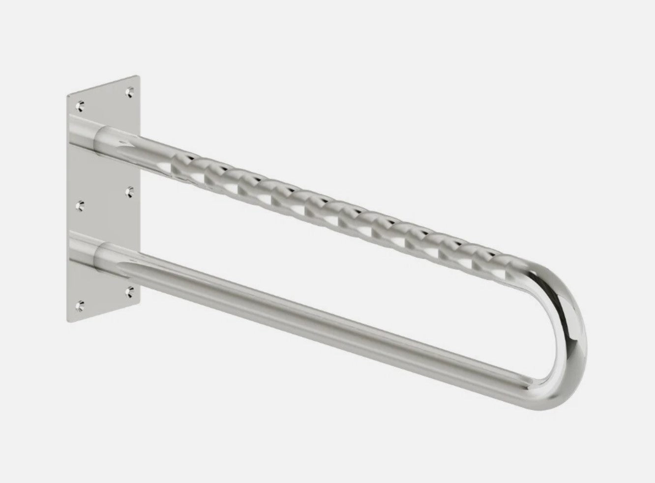 Lehnen Stützgriff Edelstahl 850 mm Poliert0