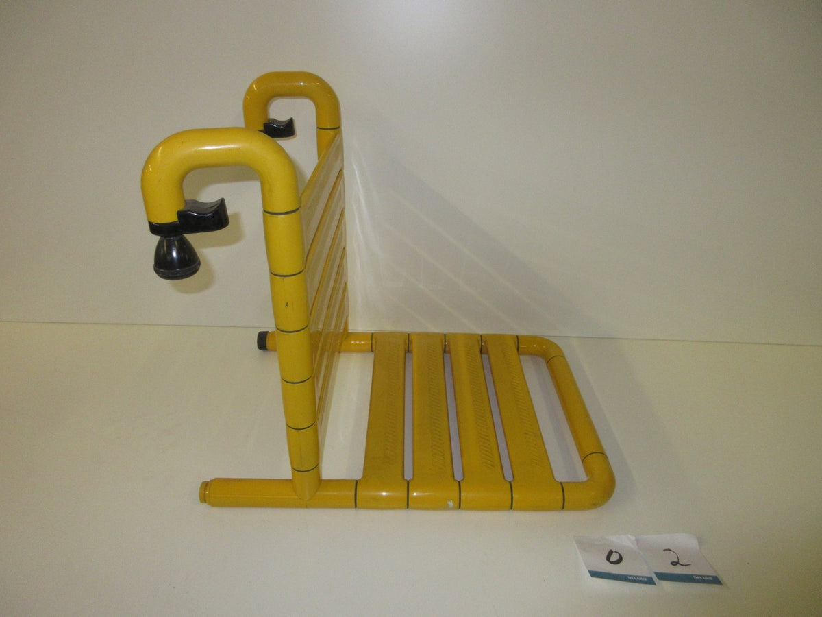 Duschsitz zum Einhängen, Normbau, Serie 801, Farbe gelb2