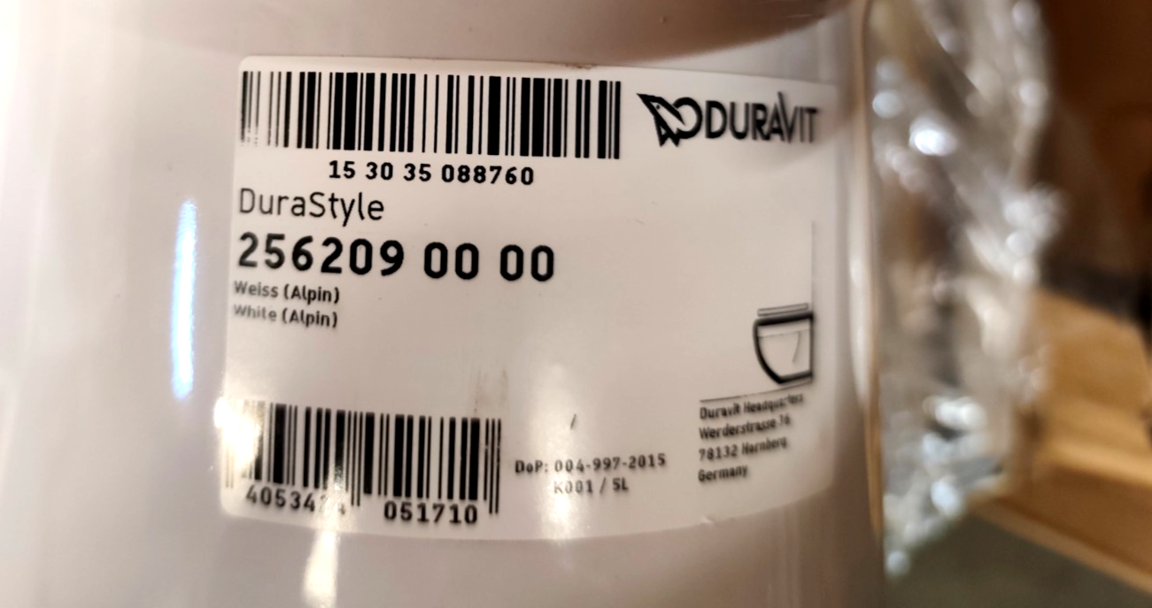 Duravit DuraStyle Basic 2562090000  Wand WC mit HAAS 6573 Schallschutzset3