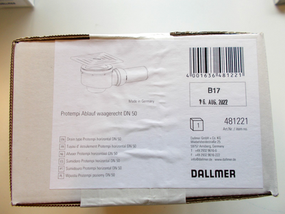 DALLMER Protempi Ablauf waagrecht 4812214