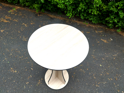 Garten Terrassen Balkon Bistro-Tisch aus HPL Wetterfest Rund 700 x 1100 mm2