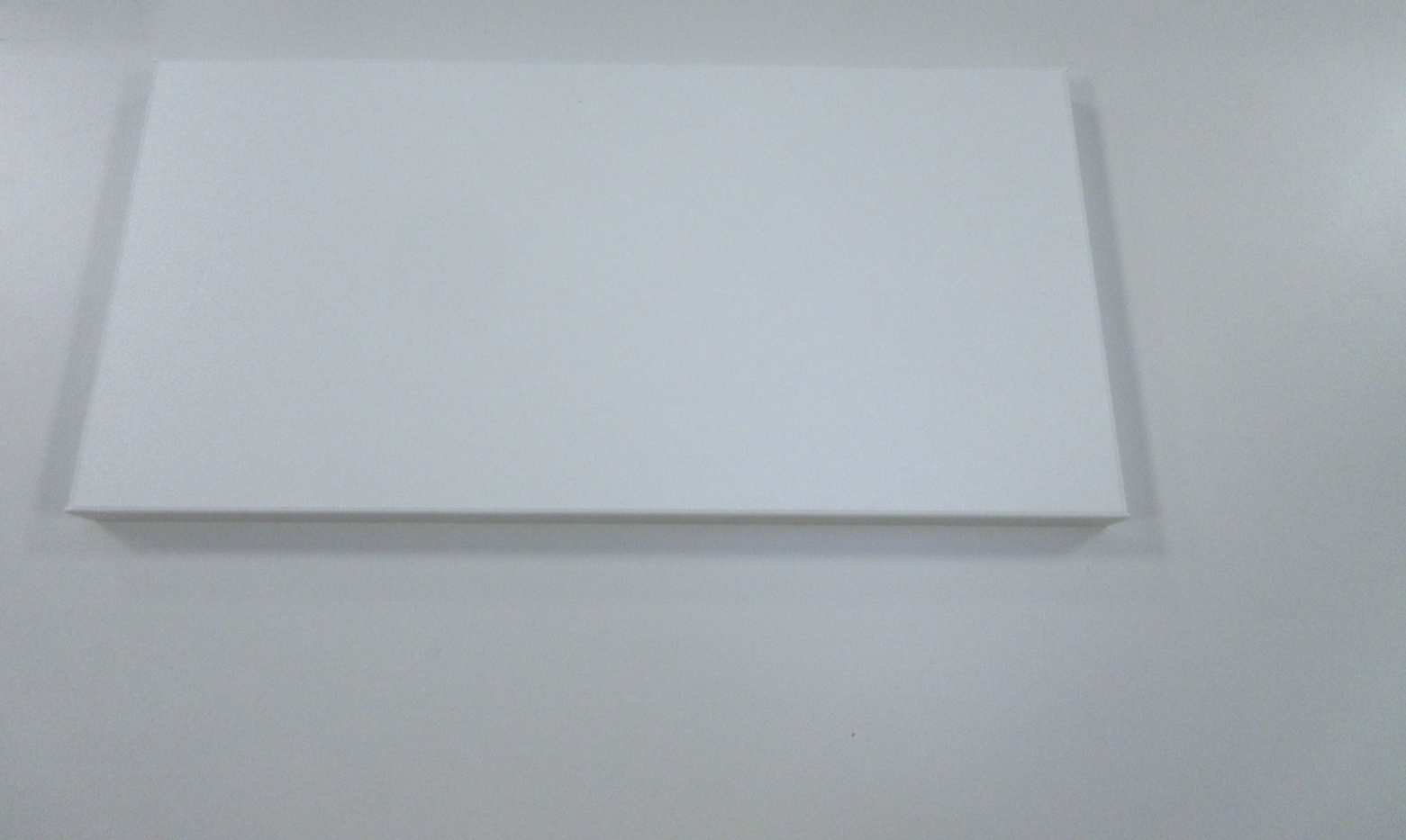 Spanplatte weiß  ABS Kante B-Ware leichte Abplatzungen 19mm 17,1x34,6 cm0