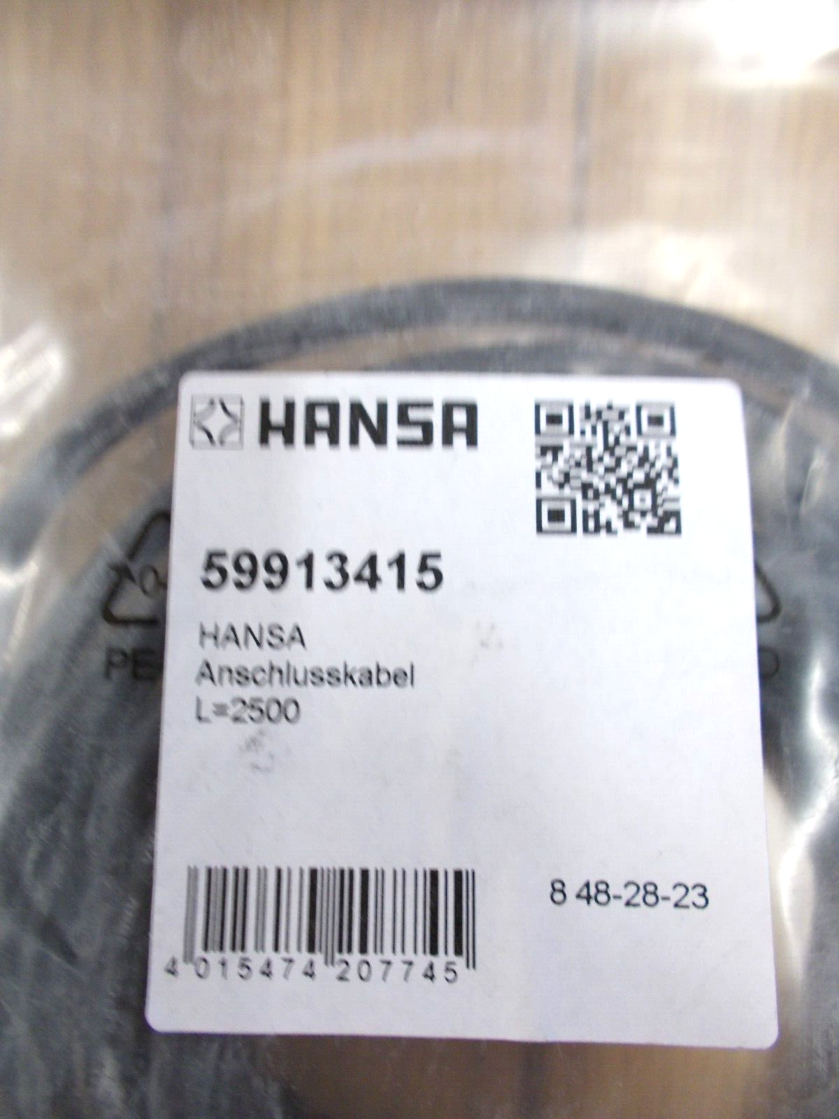 HANSA 59913415 Anschlußkabel 2500 mm1