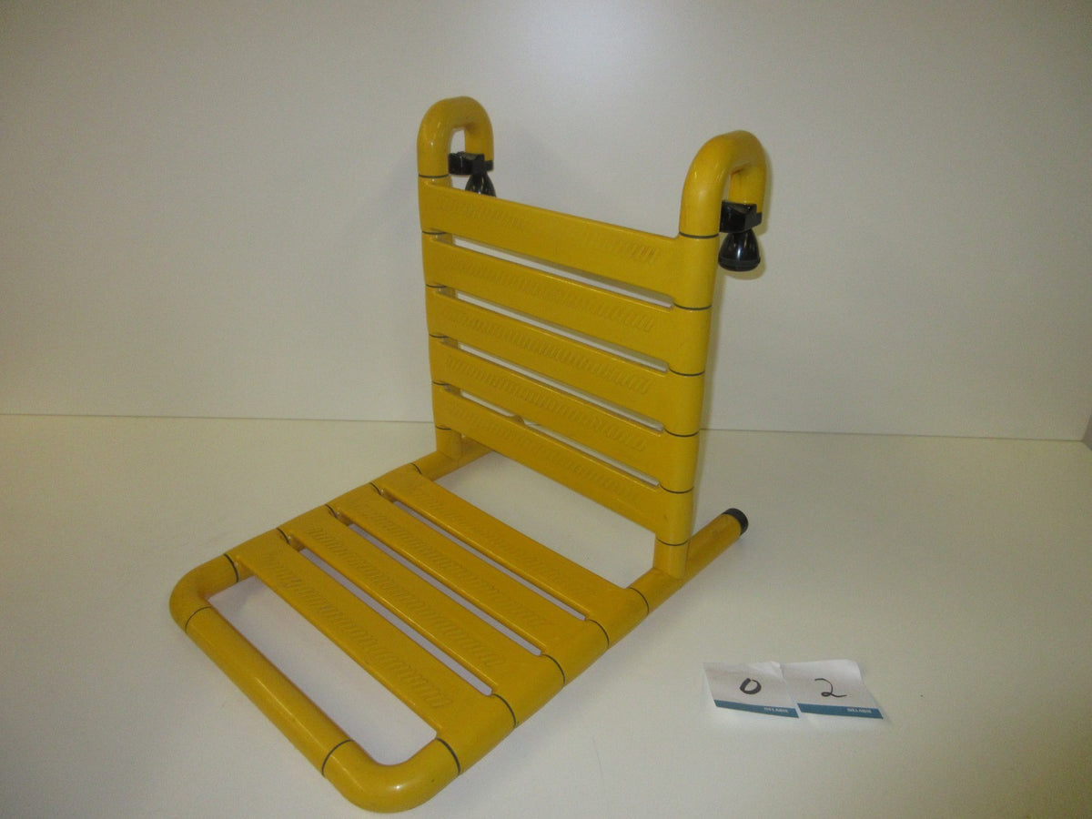 Duschsitz zum Einhängen, Normbau, Serie 801, Farbe gelb0