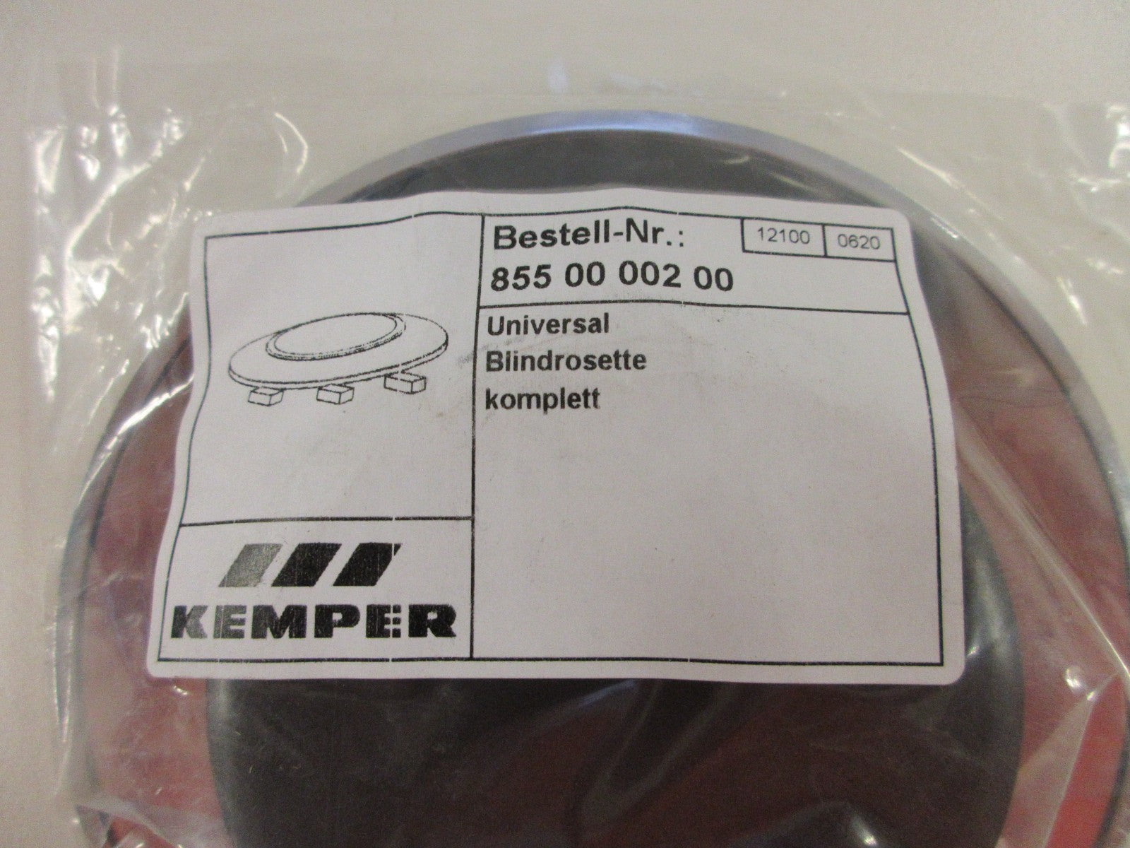 KEMPER Universal-Blindrosette für Absperr-WZ-Kombis und -Montageblöcke2