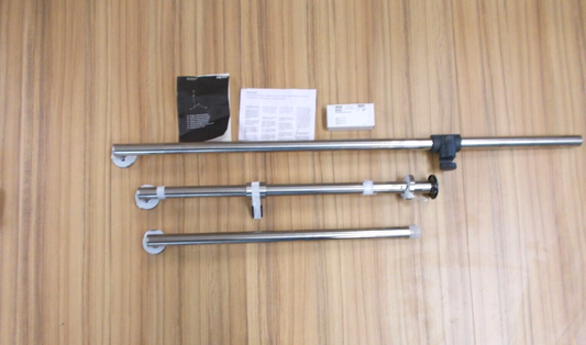 HEWI Dusch-Wannenhandlauf mit verschiebbarer Brausehalterstange  System 900