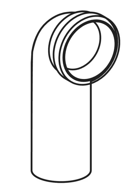 Geberit Anschlussbogen für Wand-WC 90/90 Neu1