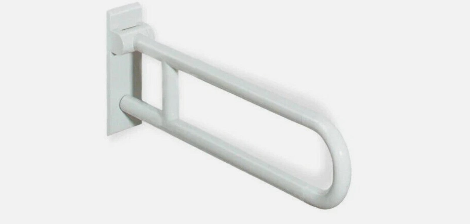 HEWI 801.50.120 99 Stützklappgriff Weiß drehbar/klappbar 850 mm0