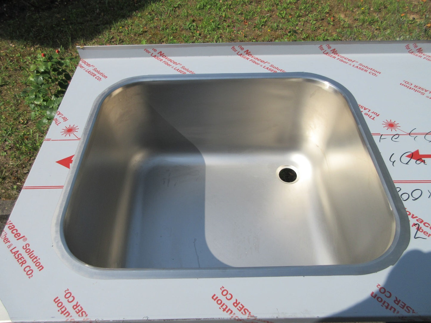 ALLPAX Edelstahl Spüle für Profi Küche 1800 X 690 mm aus VA 4016 Edelstahl Neu4
