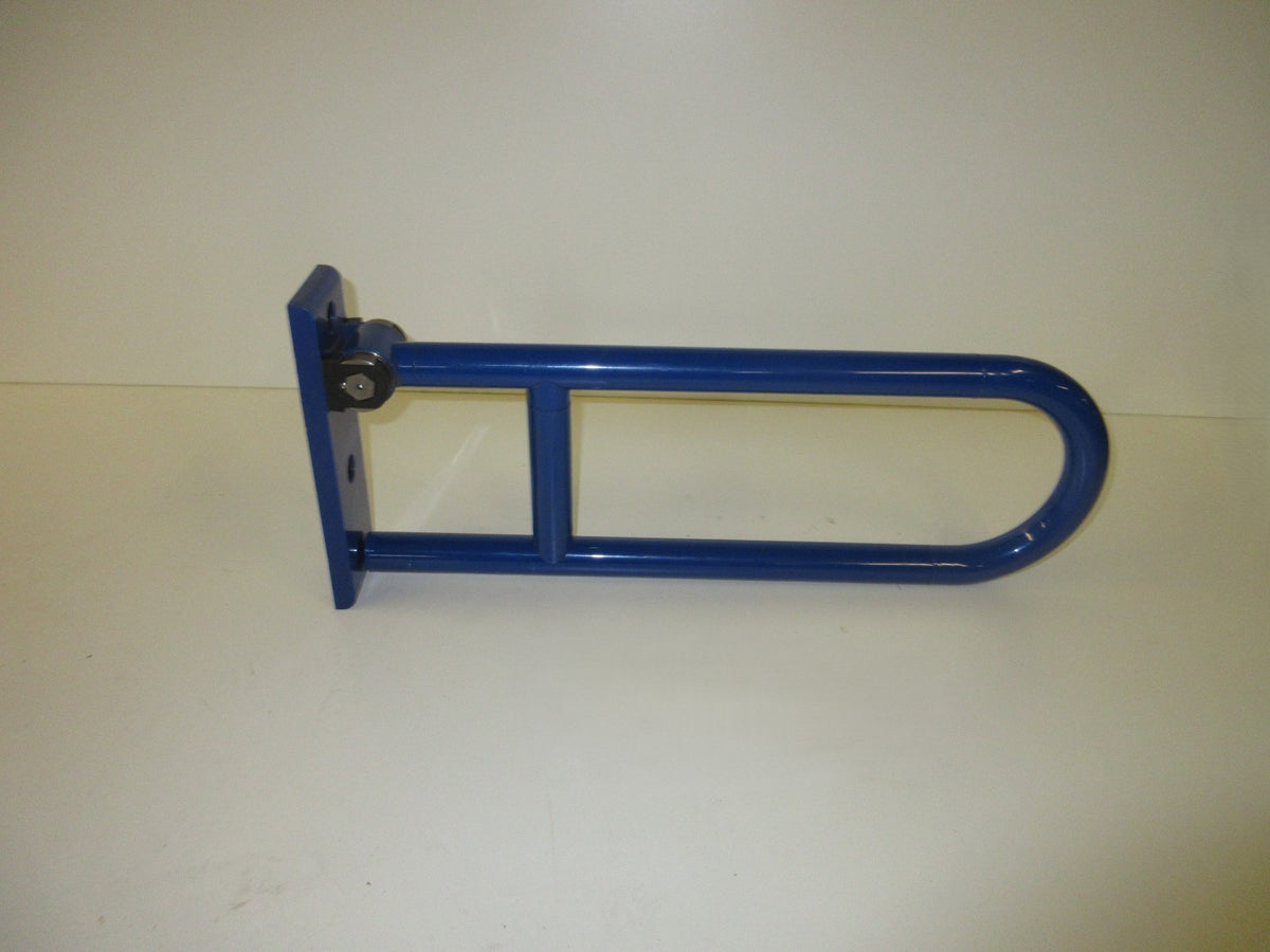 HEWI Stützklappgriff aus Polyamid blau1