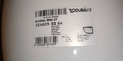 Duravit Architec 2546090064 Wand WC  mit HAAS 6573 Schallschutzset7