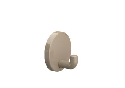 Normbau Wandhaken Taupe  ø 52 mm0