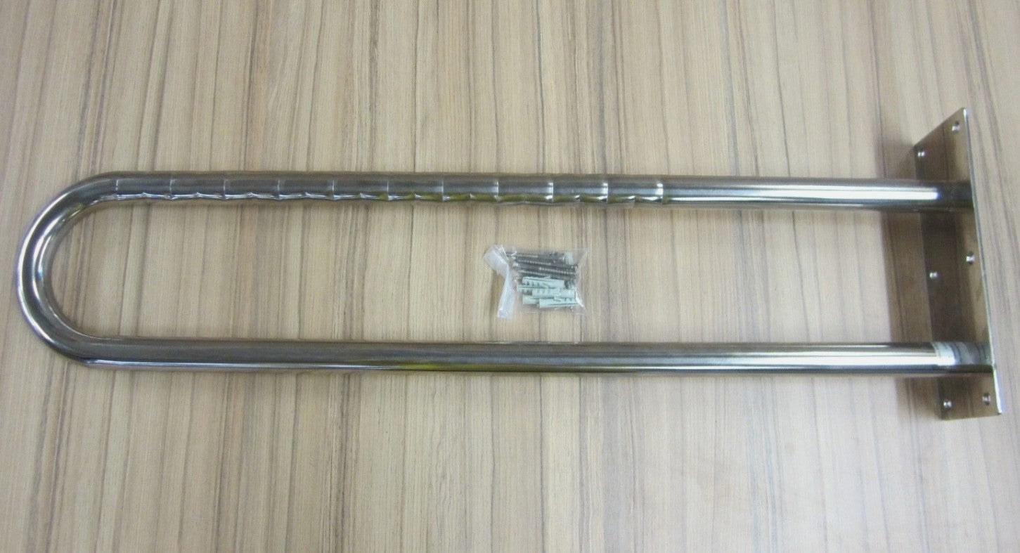 Lehnen Stützgriff Edelstahl 850 mm Poliert1