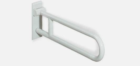 HEWI 801.50.110 99 Stützklappgriff Weiß drehbar/klappbar 700 mm0