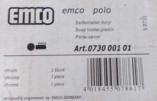 EMCO Polo Seifenhalter Chrom/Acryl 0730001010