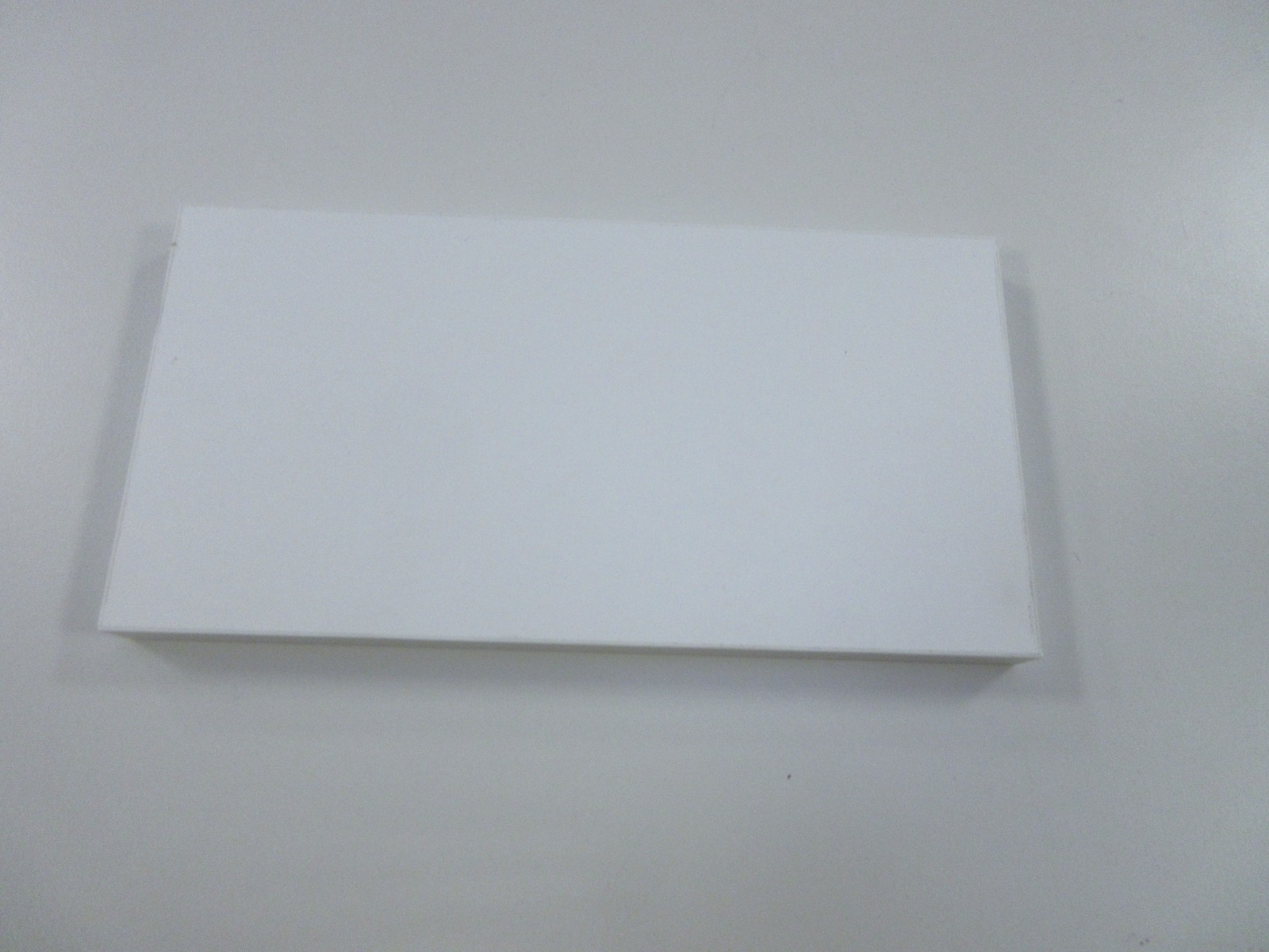 Spanplatte weiß mit ABS Kante B-Ware leichte Abplatzungen 16 mm 22, 5 x 11,5 cm2