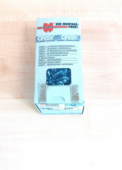 WÜRTH Metall-Hohlraumdübel mit Linsenkopfschraube 5x52   100 Stück1