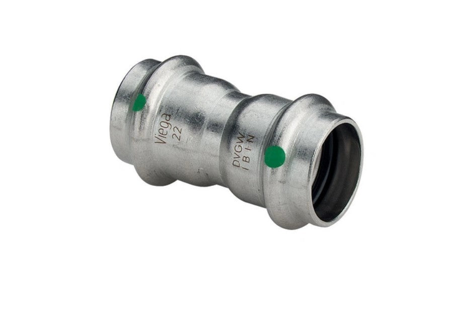 Viega 2315 - Muffe Sanpress 2315 Ø 22 mm Edelstahl0