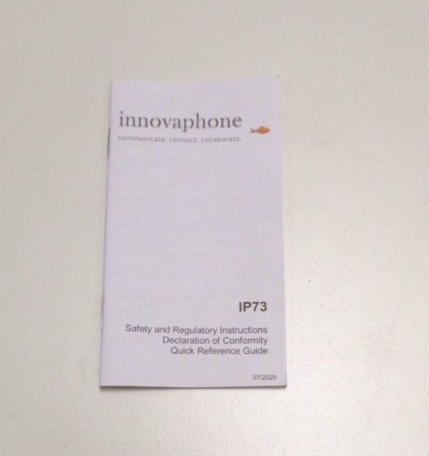 INNOVAPHONE  IP 73 WLAN  Telefon mit Ladestation5