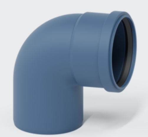 POLO-KAL NG Bogen DN 90/87,5 Poloplast Neu0
