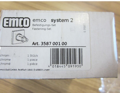 Emco System 2 Befestigungsset für Duschvorhangstangen0