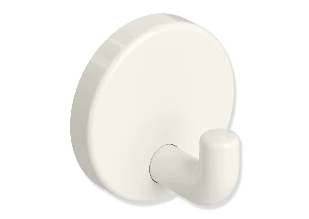 HEWI Einzalhaken Serie 477 2er Pack in weiß 50 mm Durchmesser0