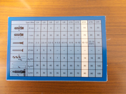 UPAT Ultra-Dübel 14x70 mm Nylon Packung mit 20 Stück2