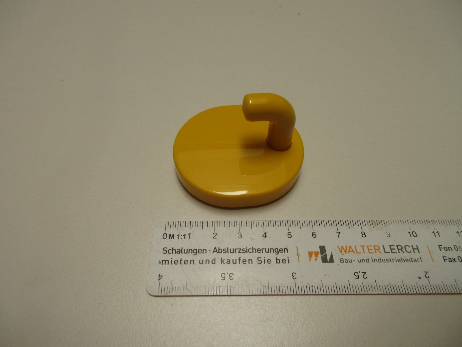 Normabau Wandhaken gelb ø 52 mm2