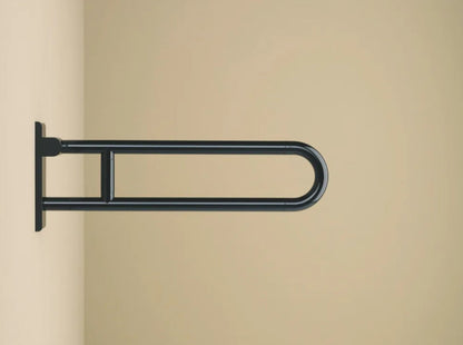 HEWI 801.50.110 92 Stützklappgriff klappbar/drehbar  Anthrazitgrau 700 mm0