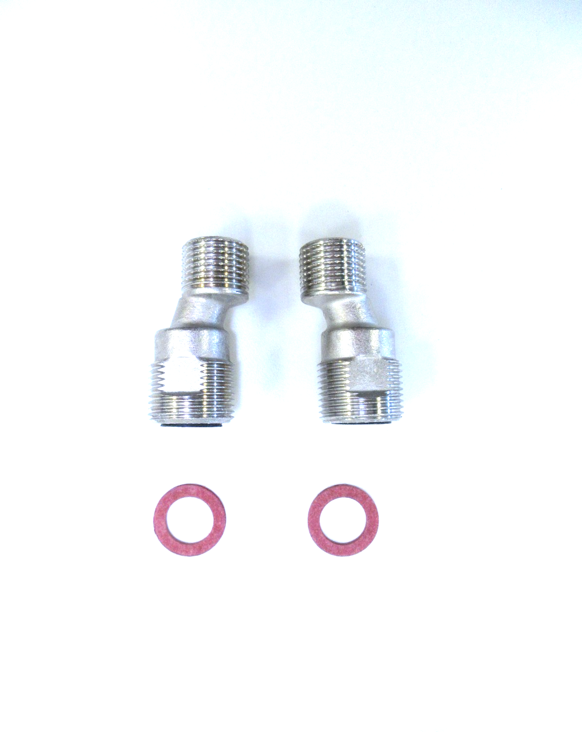 GROHE S-Anschluss Metall Rosetten & Schalldämpfer 2er Pack 12679045, 92.679.0453