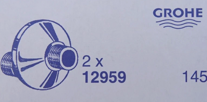 Grohe 12959 S-Anschluss  schallreduziert NEU (2er Set)2