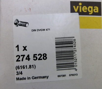 VIEGA 274528 UP-Rohrunterbrecher 6161.81 NEU5