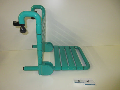 Duschsitz zum Einhängen, Normbau, Serie 801, Farbe türkis1